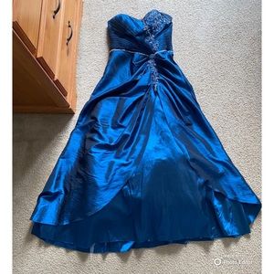 Royal Blue Ball Gown Prom Dress